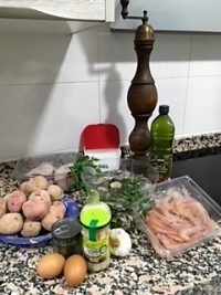pescado Gambas