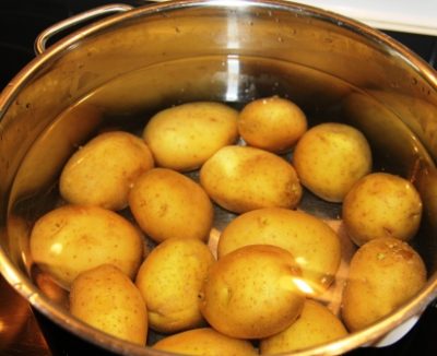patatas hervidas