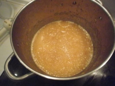 Calor para hacer Mermelada de Piña Colada