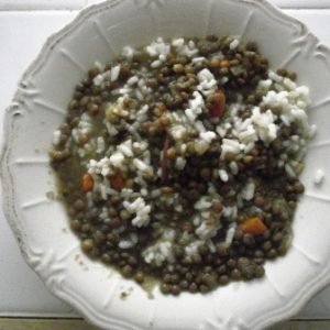 Lentejas con Arroz