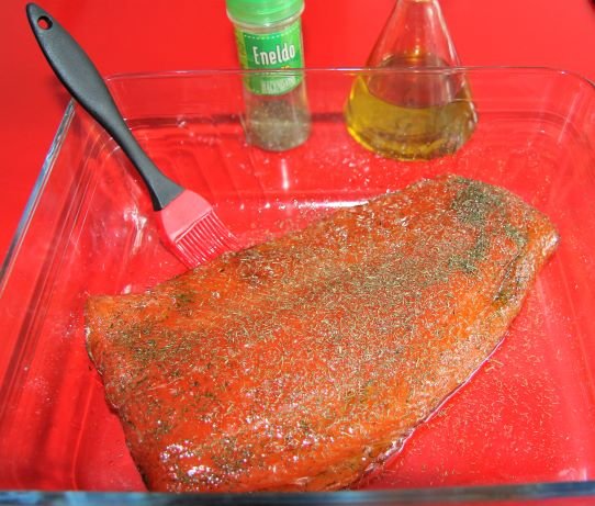 Salmón con Aceite Virgen Extra