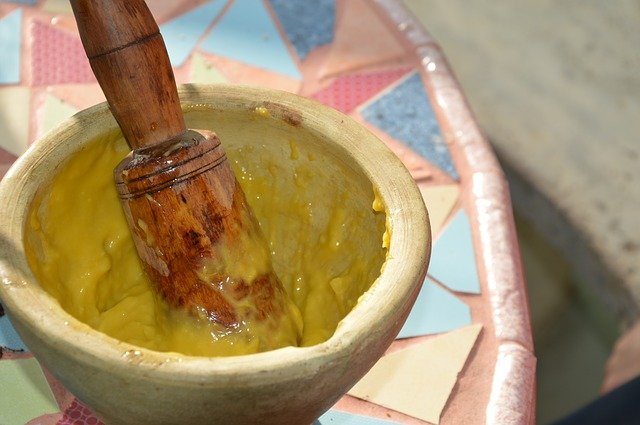 alioli para la  paella de Gambones