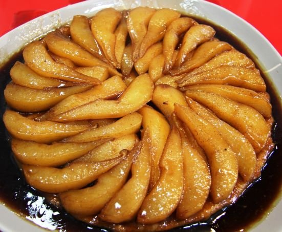Tarta Tatín de Peras