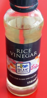Vinagre de arroz, variante para hacer Salsa Vinagreta Clásica