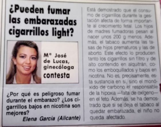 María José de Lucas autora de Nutrición y Embarazo