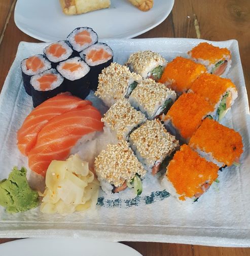 Sushi, para acompañar a los Tortilla de Espárragos Verdes