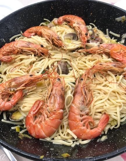 Pasta Langostinos