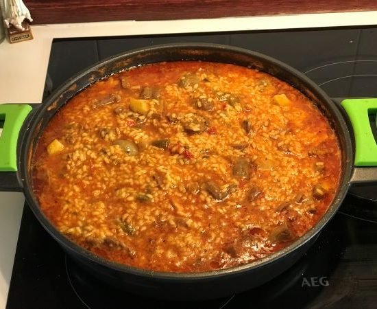 Arroz Caldoso con Costillas de Cerdo