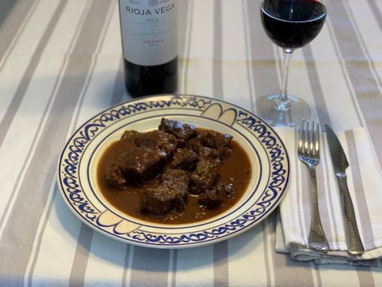 Ternera en Salsa de Rioja