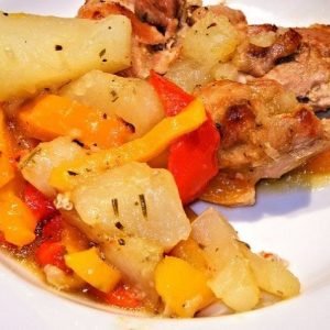 Pollo con Verduras