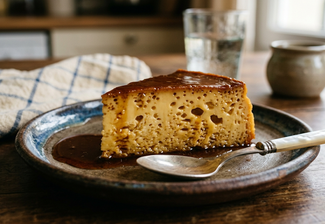 Flan de Huevo con Agujeritos