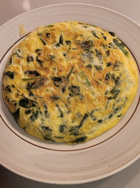 Tortilla de Espinacas