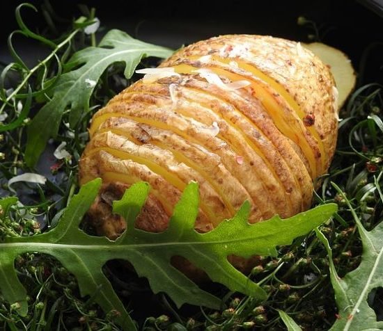 Patatas Hasselback