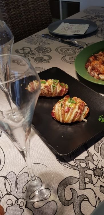 Patatas Hasselback