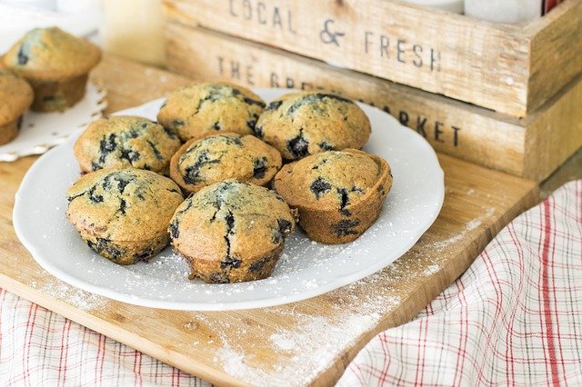 Muffins de Arándanos
