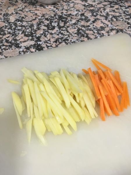 Patatas y Zanahoria