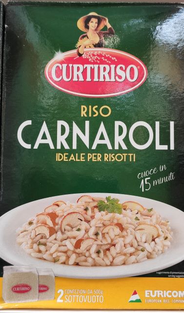 Arroz carnaroli, para hacer Risotto de Setas con Trufa Negra