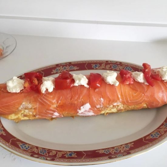 Pastel de Salmón y Aguacate