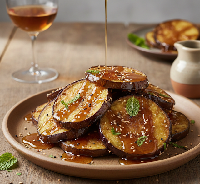Berenjenas Fritas con Miel de Caña
