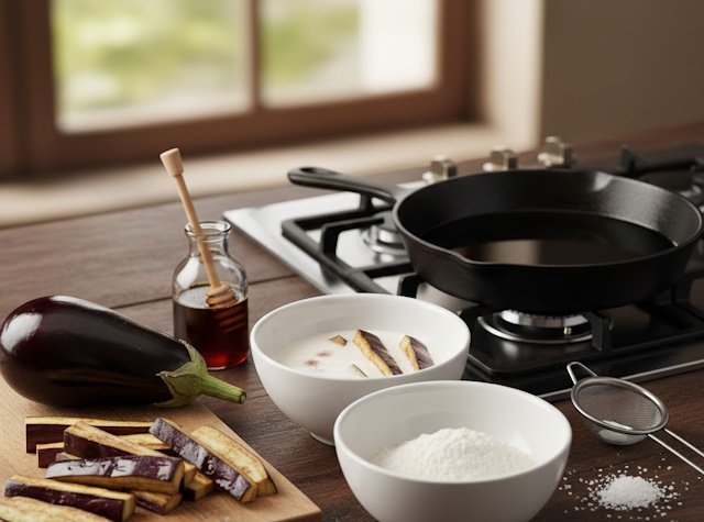 Receta de Berenjenas con Miel de Caña