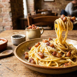 Espaguetis Carbonara
