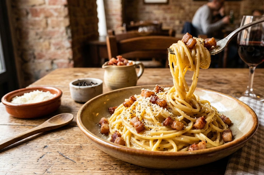 Espaguetis Carbonara