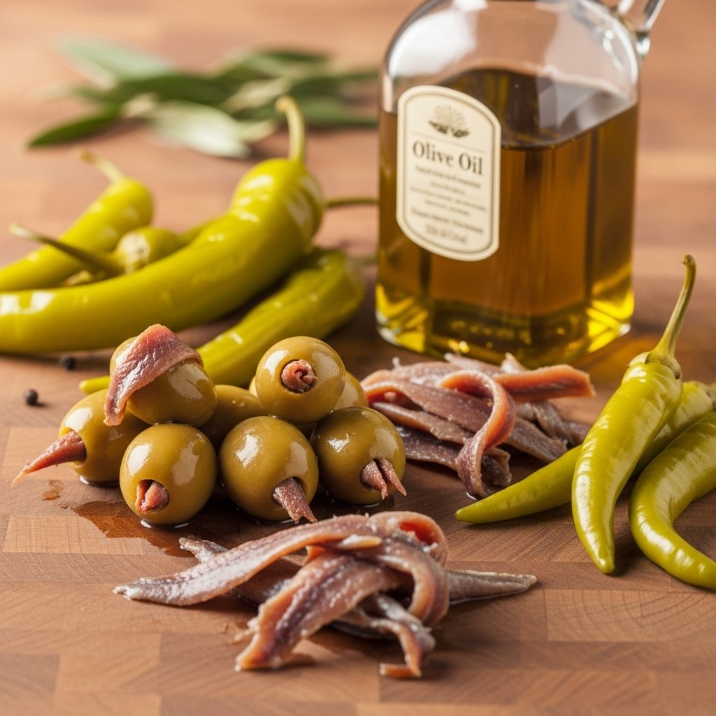 Mise en Place receta de Gilda