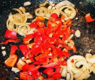 Cebolla Pimientos