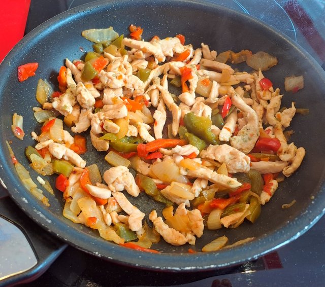 Pollo y Verduras