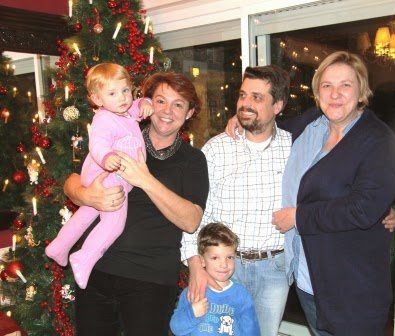 Anita, Ana, Pablo y Pepe, dedicatoria de Tortilla de Queso de Cabra y Trufa
