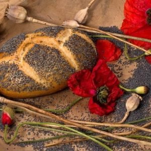 Pan Integral de Centeno con Semillas de Amapola