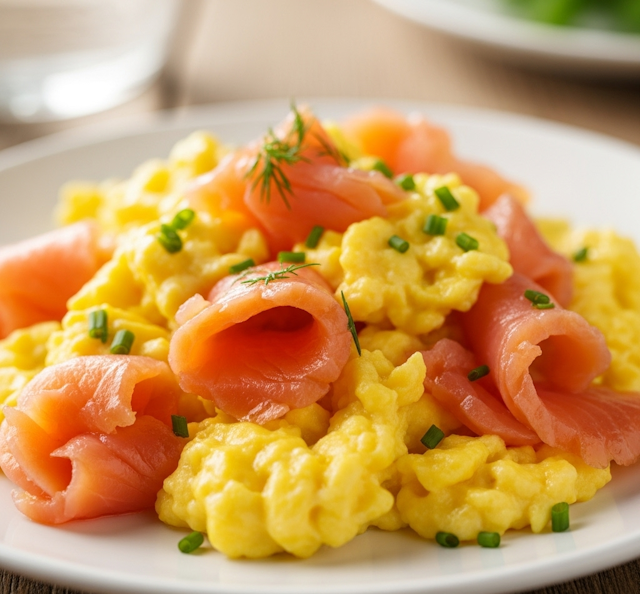 huevos-revueltos-gia2_640 Huevos Revueltos con Salmón Marinado