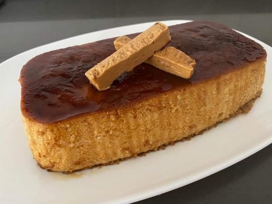 Flan Turrón