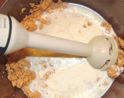 Flan Turrón
