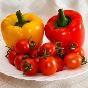 Pimientos Tomates