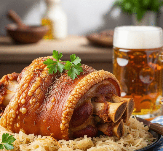 Codillo Asado a la Cerveza Estilo Bávaro