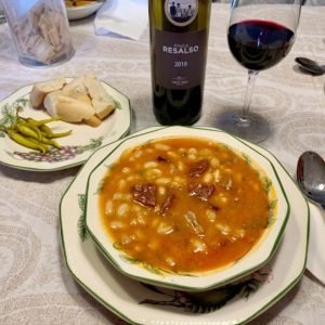 Alubias La Bañeza con Costillas e Ibéricos