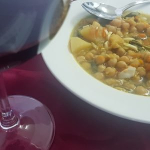 Garbanzos con Bacalao