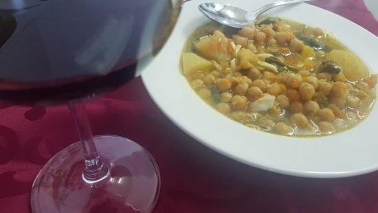Garbanzos con Bacalao