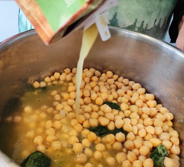 Garbanzos con Espinacas