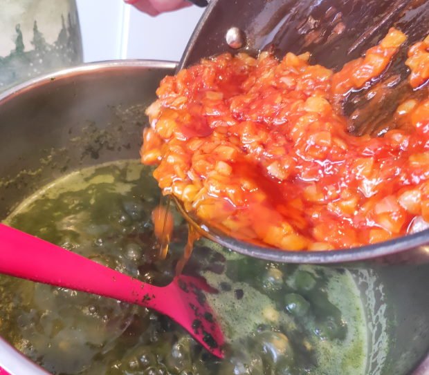 Garbanzos con Espinacas