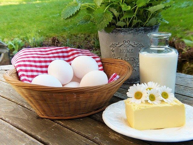 Mantequilla Huevo Leche