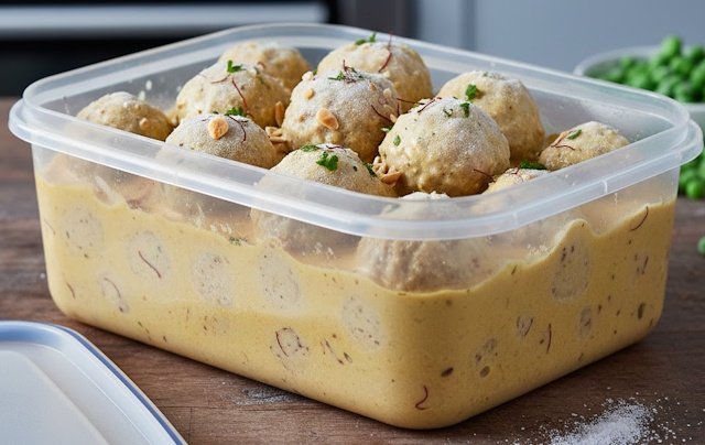 Albóndigas en pepitoria congeladas