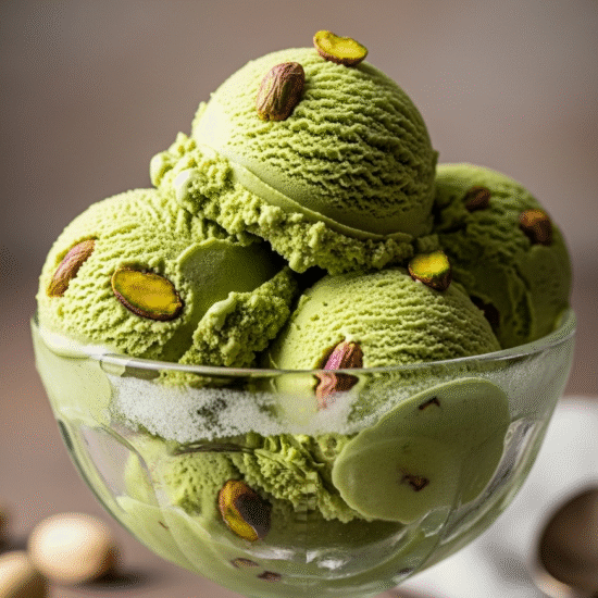 Helado de Pistacho