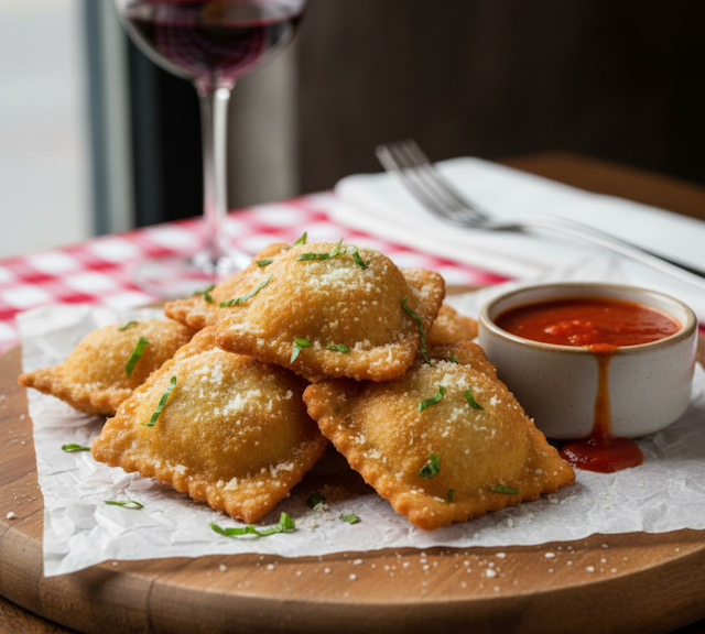 Receta de Ravioles Fritos