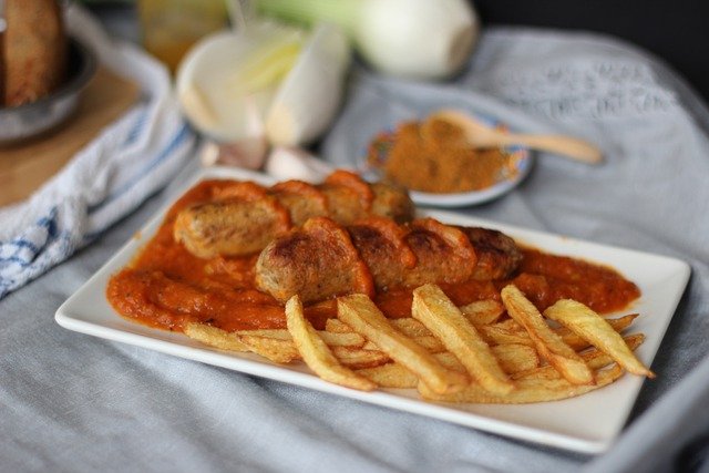 Currywurst Vegana