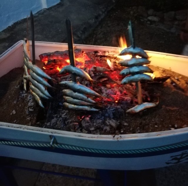 Espeto Sardinas una de la 13 recetas de Pescados Azules Cardiosaludables