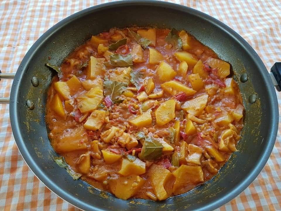 Sepia Patata Arroz