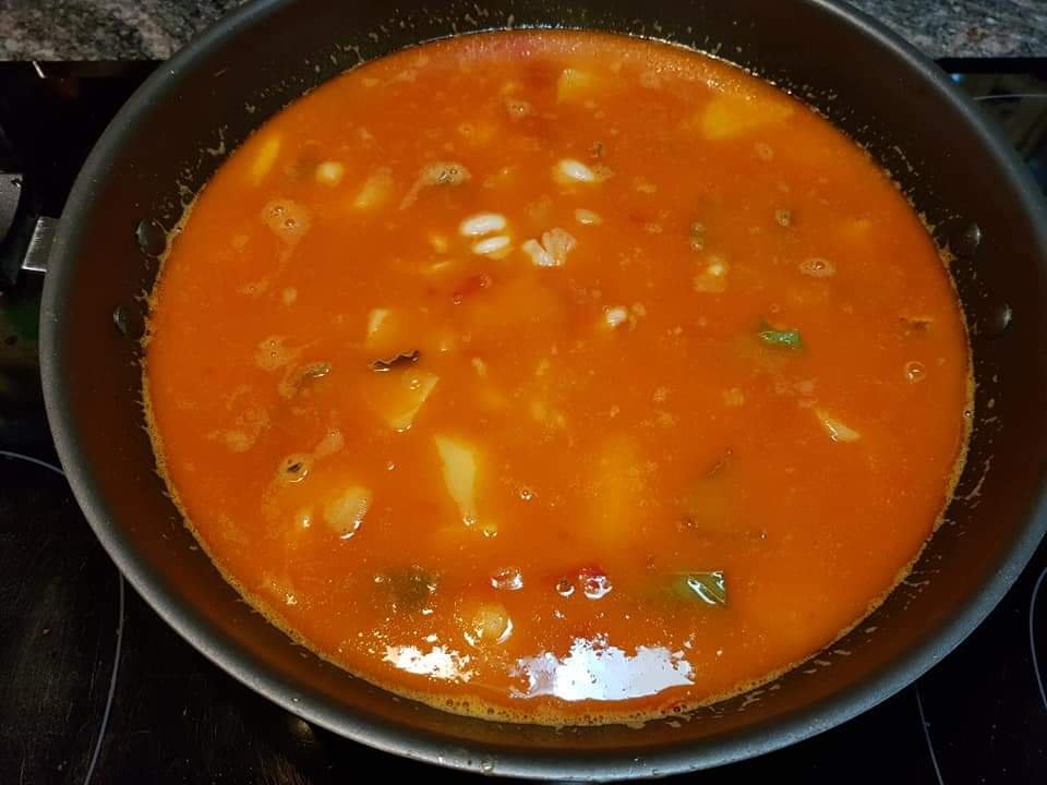 Sepia Patata Arroz