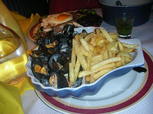 Mejillones al Estilo Belga